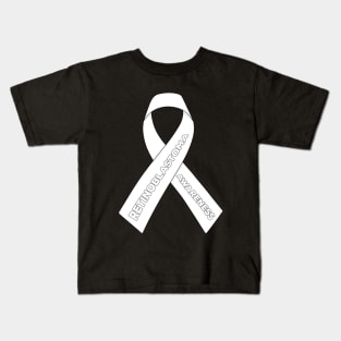 Retinoblastoma  Awareness Ribbon Kids T-Shirt